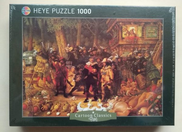 Image of the puzzle 1000, Heye, Rembrandt, Michael Ryba. Picture of the box.