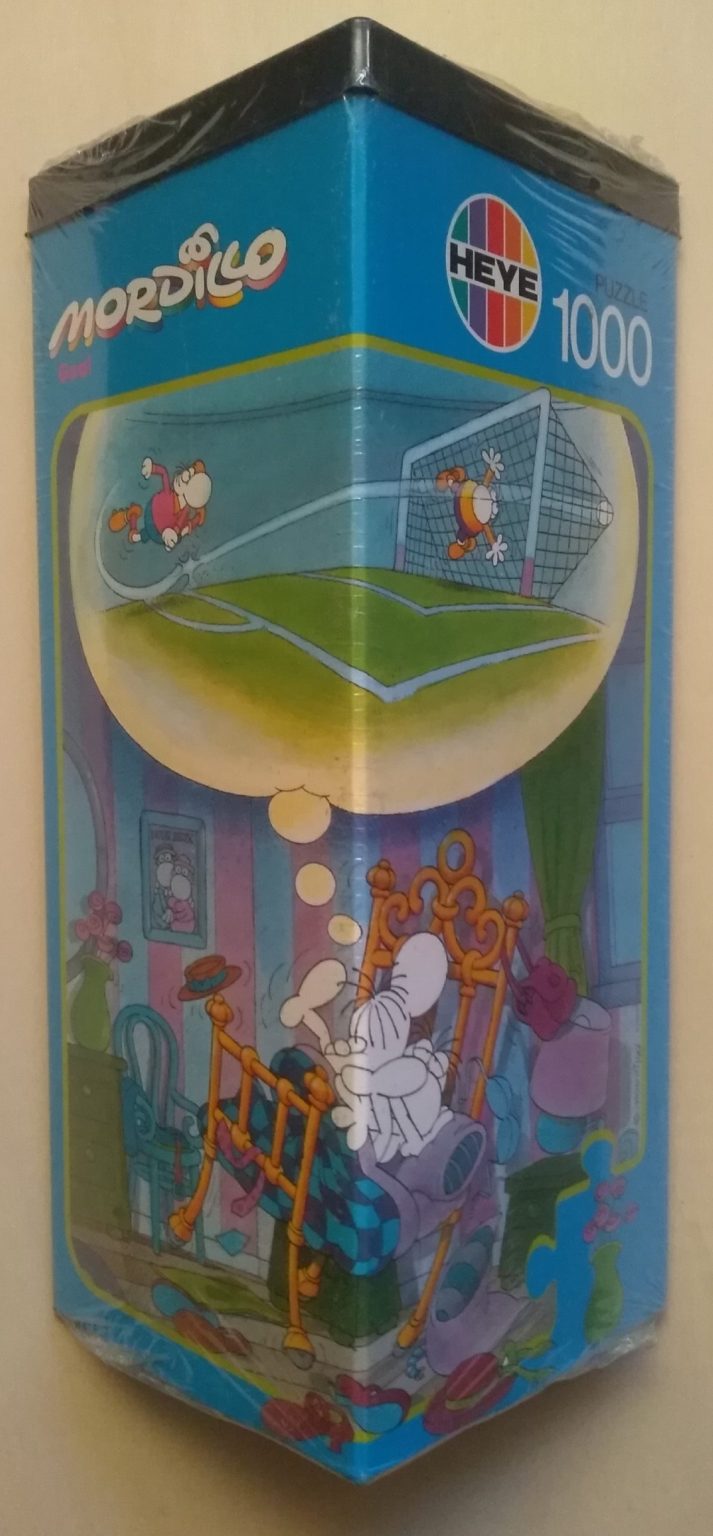 Image of the puzzle 1000, Heye, Goal, Guillermo Mordillo, Factory Sealed