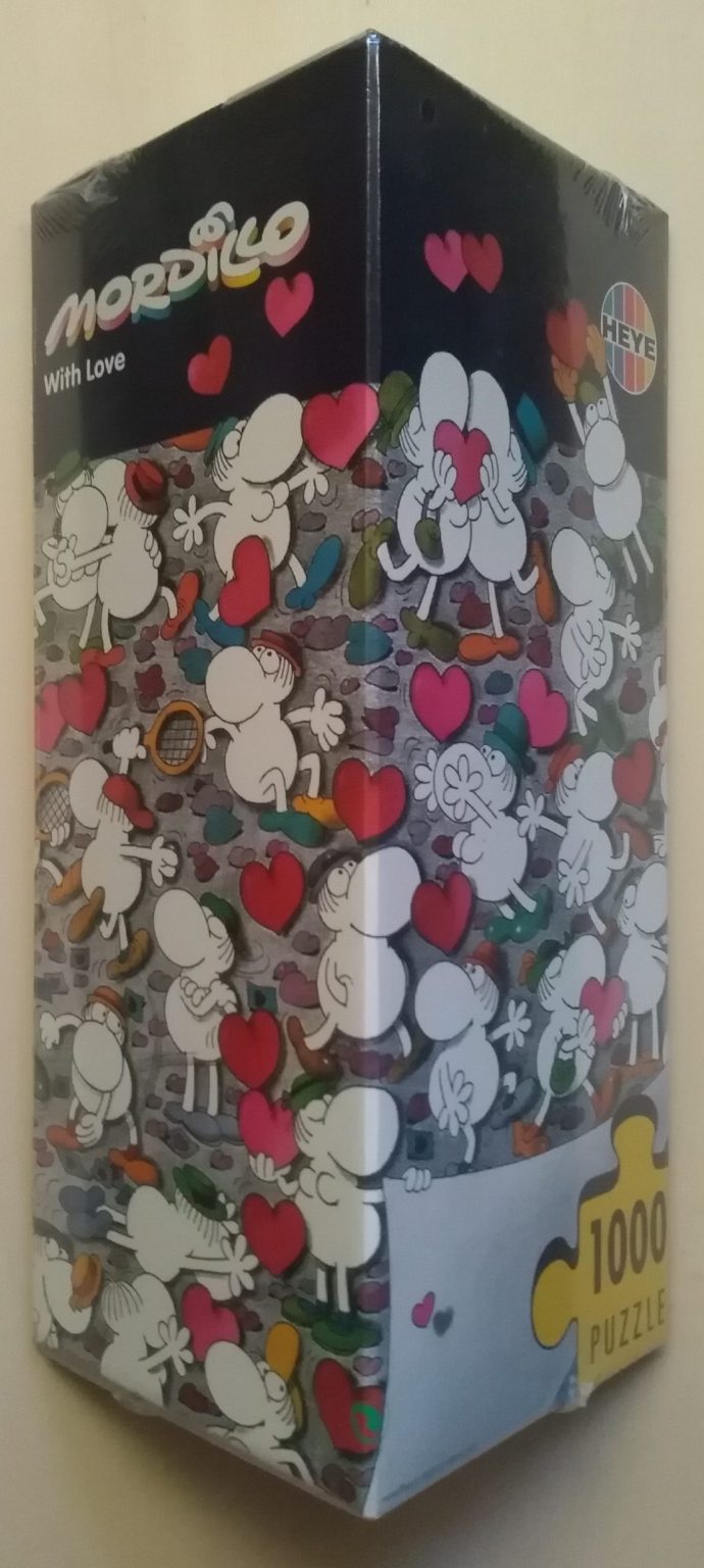 Image of the puzzle 1000, Heye, With Love, Guillermo Mordillo, Factory Sealed