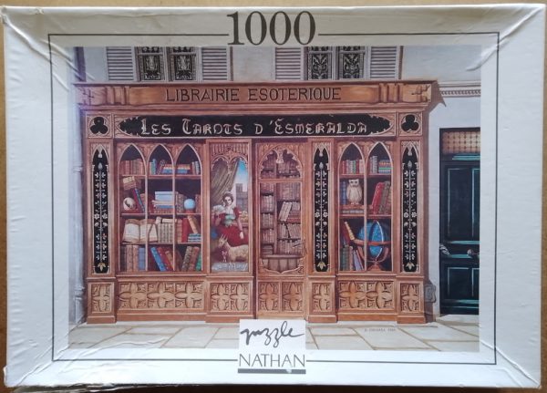 Image of the puzzle Image of the puzzle 1000, Nathan, The Esoteric Bookstore, by Dominique Chouaba, Sealed Bag, Picture of the box