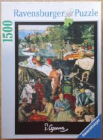 Image of the puzzle 1500, Ravensburger, Masterpieces, by Paul Cézanne, Complete, Picture of the box