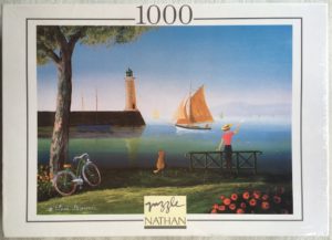 Image of the puzzle 1000, Nathan, On the Horizon, by Bonnec Brothers, Factory Sealed, Picture of the box
