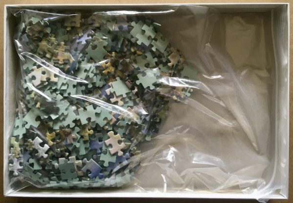 Image of the puzzle 500, Nathan, The Orchard, Nicole Marc, Complete, Picture of the bag