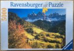 Image of the puzzle 5000, Ravensburger, Autumn in South Tyrol, Factory Sealed, Picture of the box