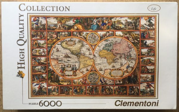 Image of the puzzle 6000, Clementoni, Magna Carta, by Nicolaus Vischerius, Sealed Bag, Picture of the box