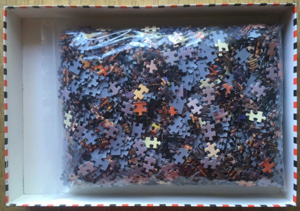 Image of the puzzle 3000, Educa, Manhattan Sunset, Complete, Picture of the bag