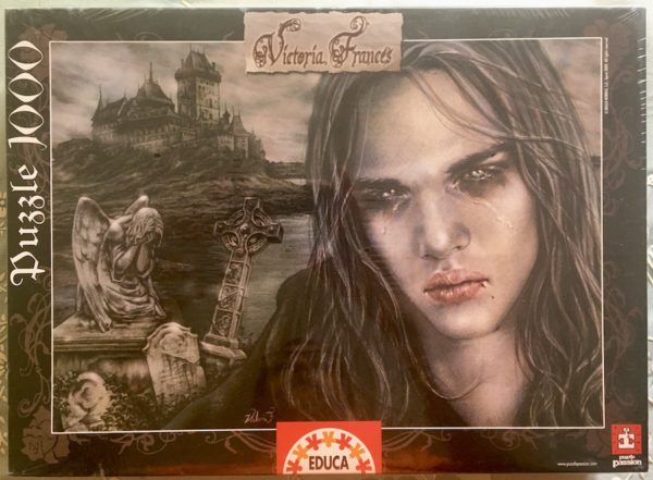 Image of the puzzle 1000, Educa, Tears on Ice, by Victoria Francés, Factory Sealed, Picture of the box