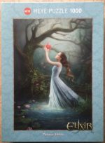 Image of the puzzle 1000, Heye, Red Bloom, Mélanie Delon, Sealed Bag, Picture of the box