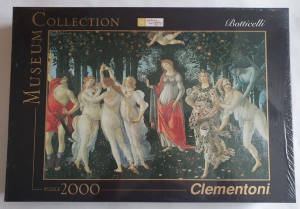 Image of the puzzle 2000, Clementoni, The Spring, Sandro Botticelli. Picture of the box.
