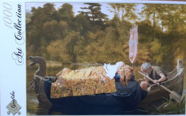 Image of the puzzle 1000, Grafika, Elaine, Sophie Anderson. Picture of the box.