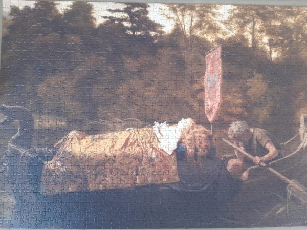Image of the puzzle 1000, Grafika, Elaine, Sophie Anderson. Picture of the completed puzzle.