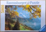 Image of the puzzle 5000, Ravensburger, Switzerland: The Bernese Oberland, Sealed Bag, Picture of the box