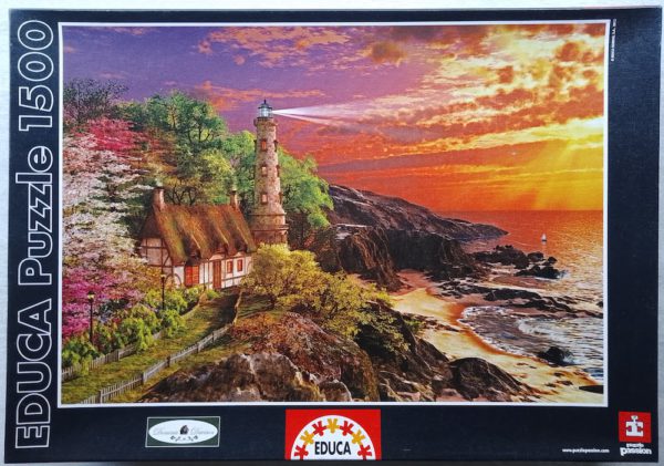 Image of the puzzle 1500, Educa, Stony Cove, Dominic Davison, Sealed Bag, Picture of the box