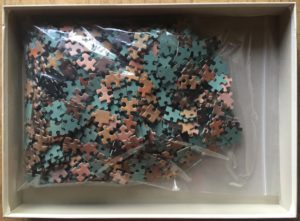 Image of the puzzle 1000, Ravensburger, Under the Tree, Complete, Picture of the bag