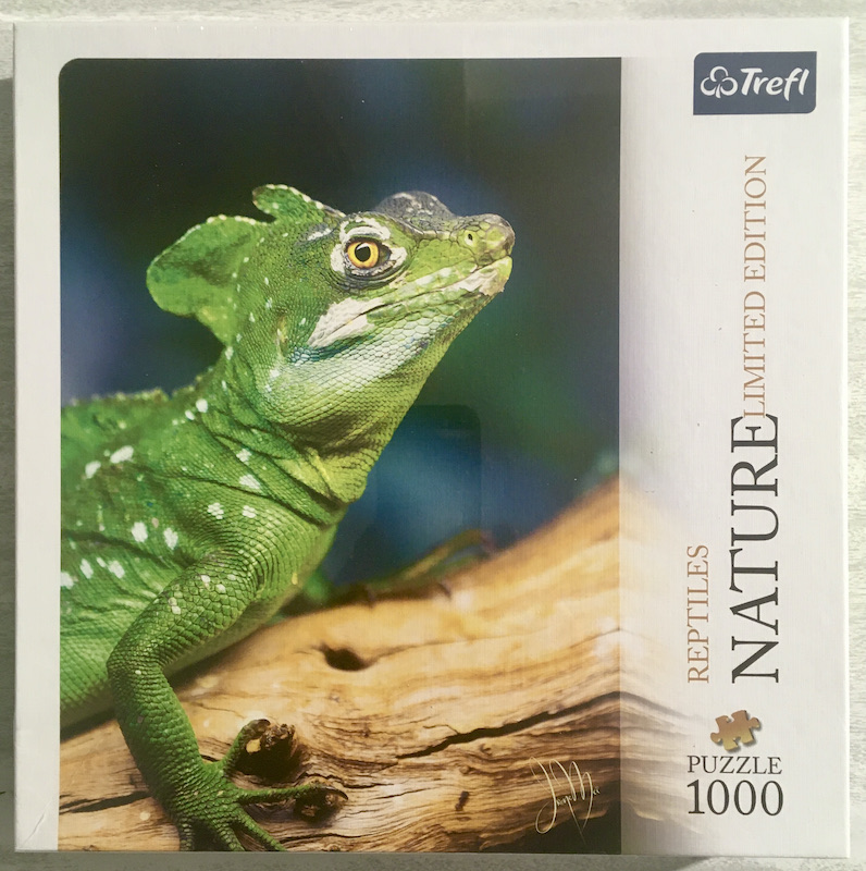 1000, Trefl, Lizard, by Iryna Mei, Factory Sealed, 2020-04-14 Image of the puzzle 1000, Trefl, Lizard, by Iryna Mei, Factory Sealed