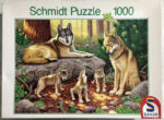 Image of the puzzle 1000, Schmidt, A Family of Wolves, Complete, Picture of the box