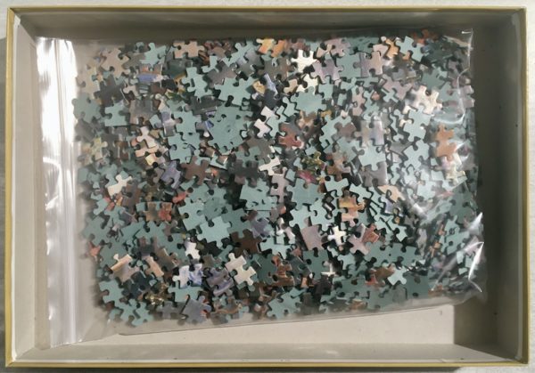 Image of the puzzle 1000, Jumbo, Tea Time, Stephan Darbishire, Complete, Picture of the bag