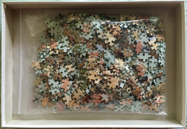 Image of the puzzle 1000, Jumbo, The Last Harvest, Cornelis Jetses, Complete, Picture of the bag