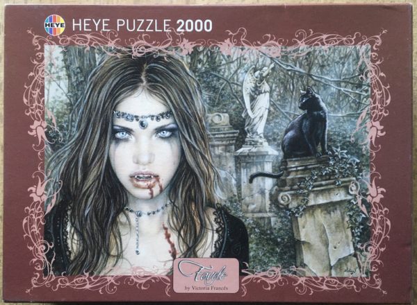 Image of the puzzle 2000, Heye, Cat, Victoria Francés, Sealed Bag, Picture of the box