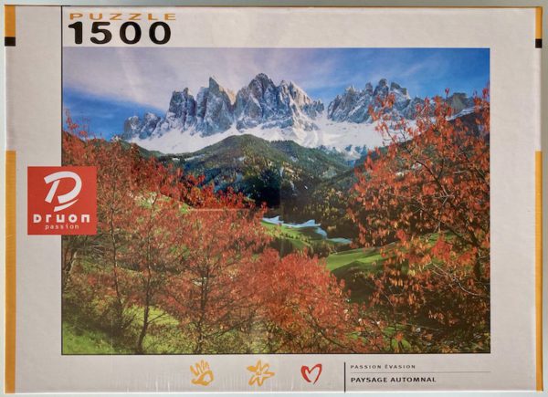 Image of the puzzle 1500, Druon, Autumnal Landscape, Simeone Huber, Factory Sealed