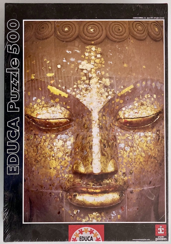 500, Educa, Buddha Golden Face - Rare Puzzles