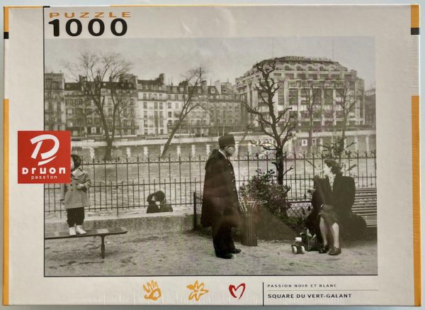 Image of the puzzle 1000, Druon, Square du Vert-Galan, Robert Doisneau