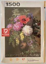 Image of the puzzle 1500, Druon, Still Life with Rhododendrons, Johan Jensen, Picture of the box