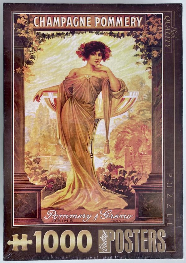 Image of the puzzle 1000, D-Toys, Champagne Pommery, Factory Sealed, Picture of the box