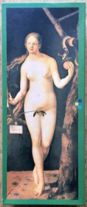 Image of the puzzle 1000, Impronte Edizioni, Eva, by Albrecht Dürer, Incomplete, Picture of the box