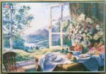 Image of the puzzle 1500, Jumbo, Wild Flowers and Summer Wine, Stephan Darbishire, Complete, Picture of the box