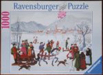 Image of the puzzle 1000, Ravensburger, Winter, 1977, by J.S. Micha Koeck, Complete, Picture of the box