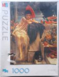 Image of the puzzle 1000, MB, On the Temple Steps, Edward Poynter, Factory Sealed, Picture of the box
