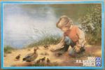 Image of the puzzle 1000, F.X. Schmid, Feeding Ducks, Bernd Pöppelmann, Complete, Picture of the box