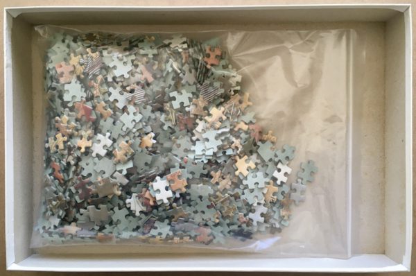 Image of the puzzle 1000, F.X. Schmid, Feeding Ducks, Bernd Pöppelmann, Complete, Picture of the bag