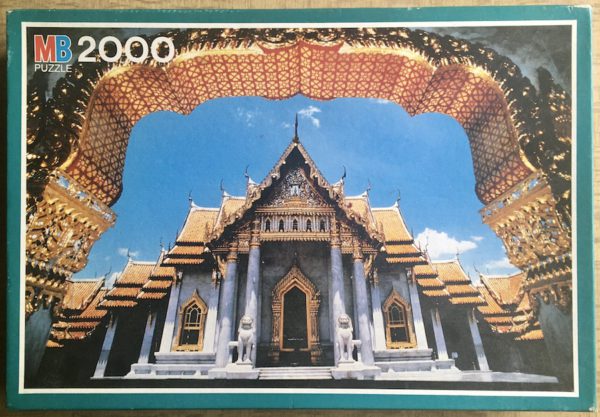 Image of the puzzle 2000, MB, The Marble Temple, Bangkok, Complete, Picture of the box