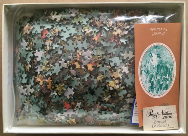 Image of the puzzle 2000, Nathan, Eden, Jan Brueghel the Younger, Complete, Picture of the bag