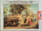 Image of the puzzle 1000, Educa, The Dance of the Villagers, Rubens, Complete, Picture of the box