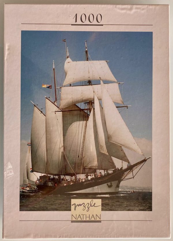 Image of the puzzle 1000, Nathan, Oosterschelde, Jo Gauthier, Factory Sealed, Picture of the box
