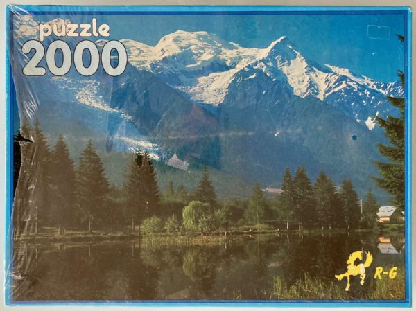 Image of the puzzle 2000, R-G, Mont Blanc, Factory Sealed, Picture of the box