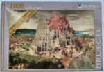 Image of the puzzle 1000, Ricordi, The Tower of Babel, Pieter Bruegel the Elder, Factory Sealed, Picture of the box