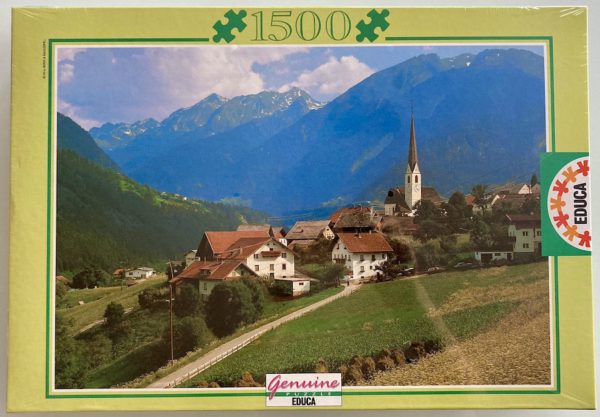 Image of the puzzle 1500, Educa, Pitztal, Austria, Factory Sealed, Picture of the box