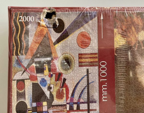 Image of the puzzle 2000, Ricordi, Soft Watch at the Moment of its First Explosion, Salvador Dalí, Detail of the box