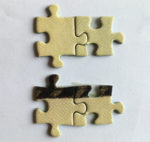 Image of the puzzle 1200, Hema, Cheese Market with the Weigh House in Enkhuizen, by Cornelis Springer, Detail of the pieces