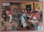 Image of the puzzle 1000, Schmidt, Peasant Wedding, Pieter Bruegel the Elder, Factory Sealed