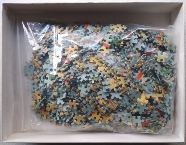 Image of the puzzle 1000, MB, A July Day on the Land, by Cornelis Jetses, Complete, Picture of the bag