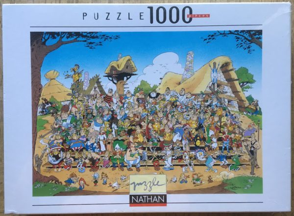 Image of the puzzle 1000, Nathan, Family Photo, by Goscinny & Uderzo, Factory Sealed, Picture of the box