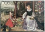 Image of the puzzle 1000, Falcon, Spring, Lukas van Valkenborch, Complete, Picture of the box