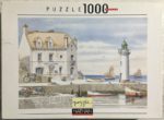 Image of the puzzle 1000, Nathan, Hotel and Lighthouse, Jean-Roger Morel, Complete, Picture of the box