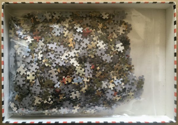 Image of the puzzle 1500, Educa, Slave Market in Istanbul, William Allan, Complete, Picture of the bag