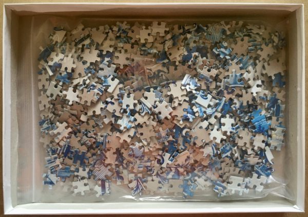 Image of the puzzle 1000, Verburgt, Sawmill in Langweer, Douwe Klazes, Picture of the bag